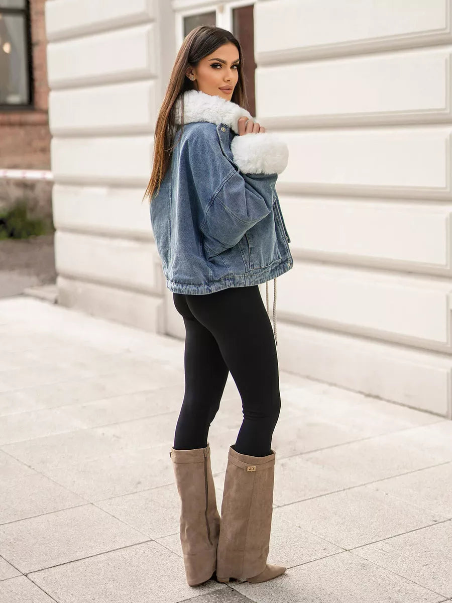 Zila džinsa jaka Alise