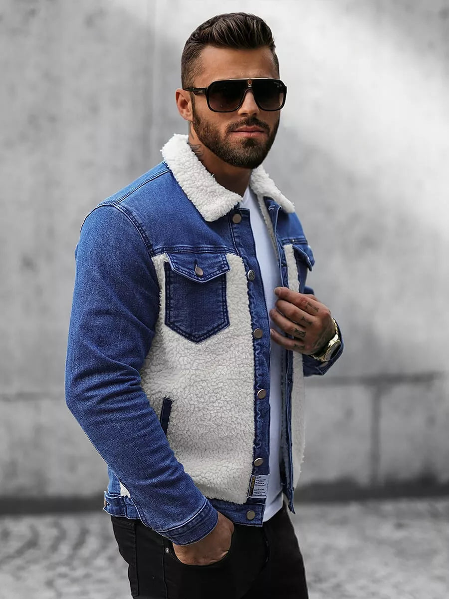 Zila džinsa jaka Biok