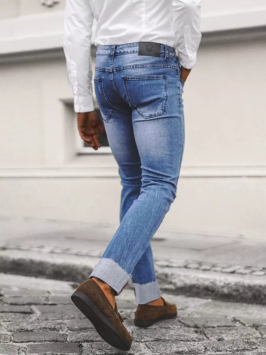 Zilas džinsa bikses Ister