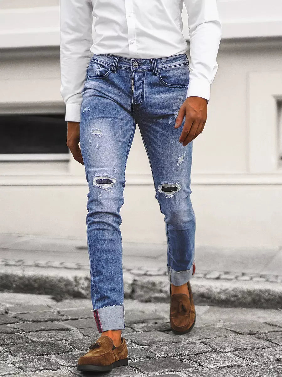 Zilas džinsa bikses Ister