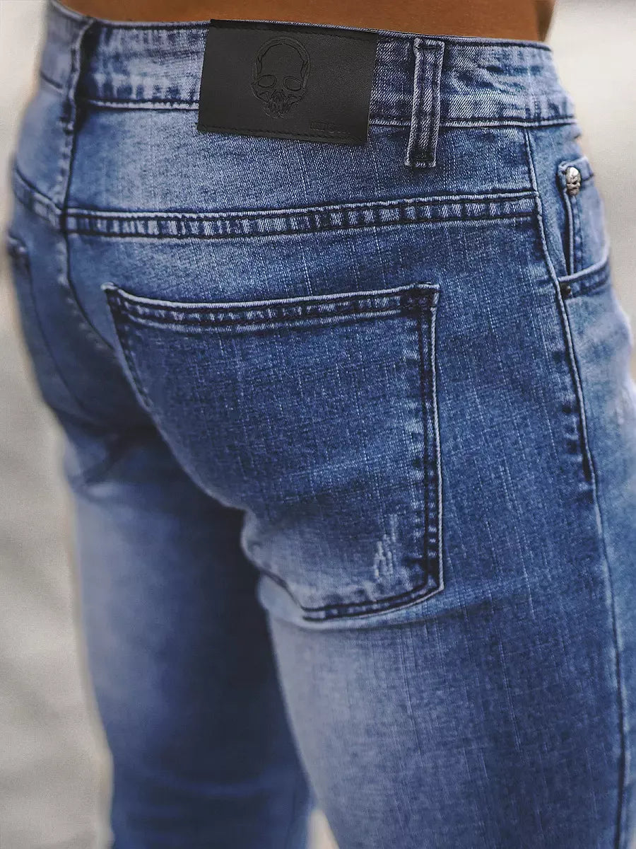 Zilas džinsa bikses Ister