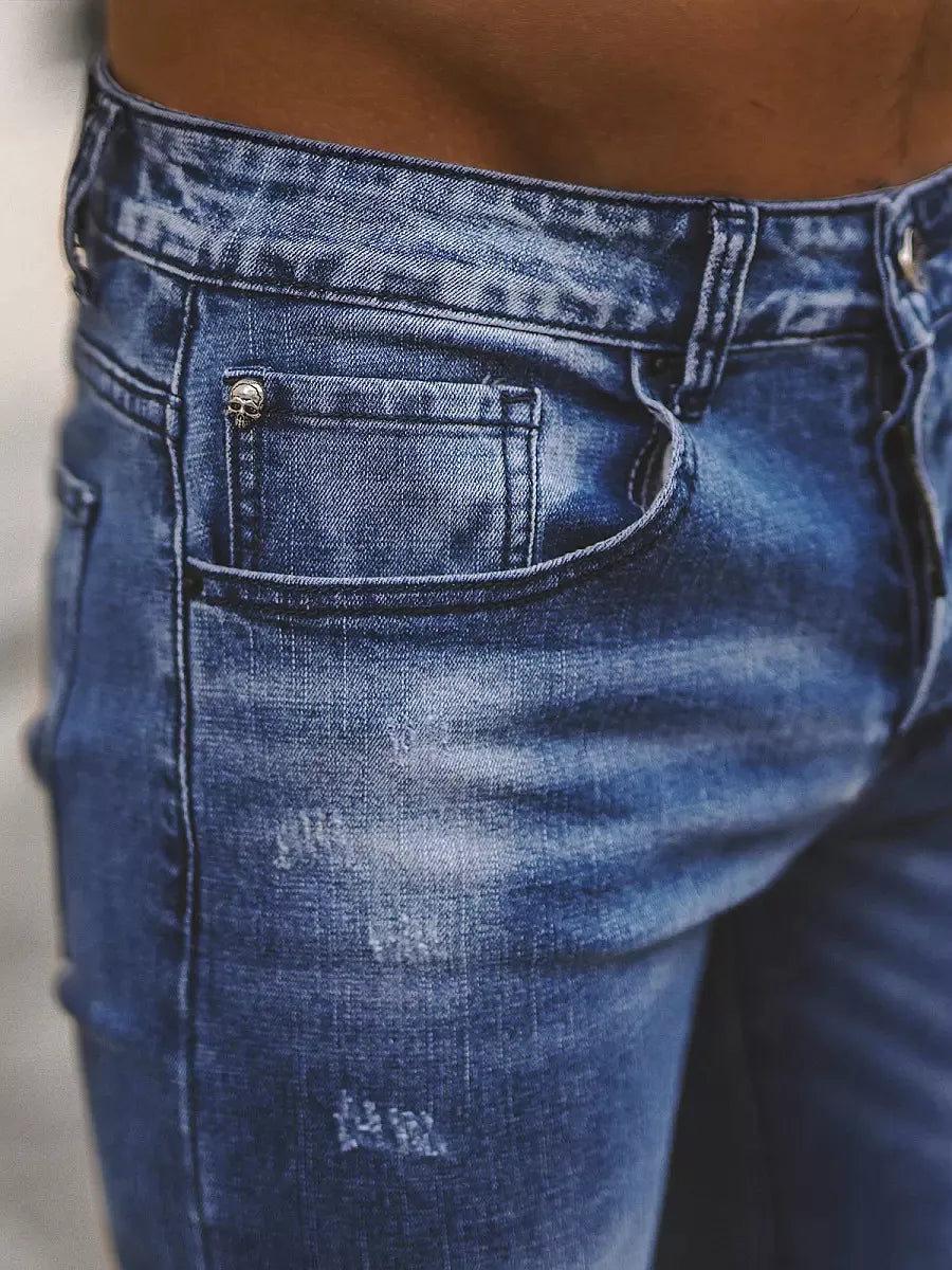 Zilas džinsa bikses Ister