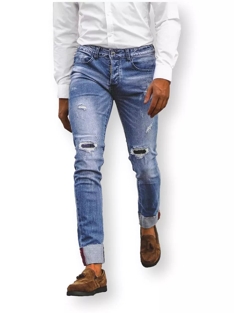 Zilas džinsa bikses Ister