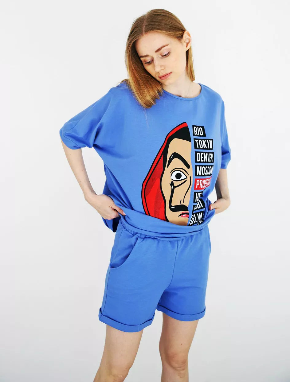 Zils sieviešu komplekts Vendetta