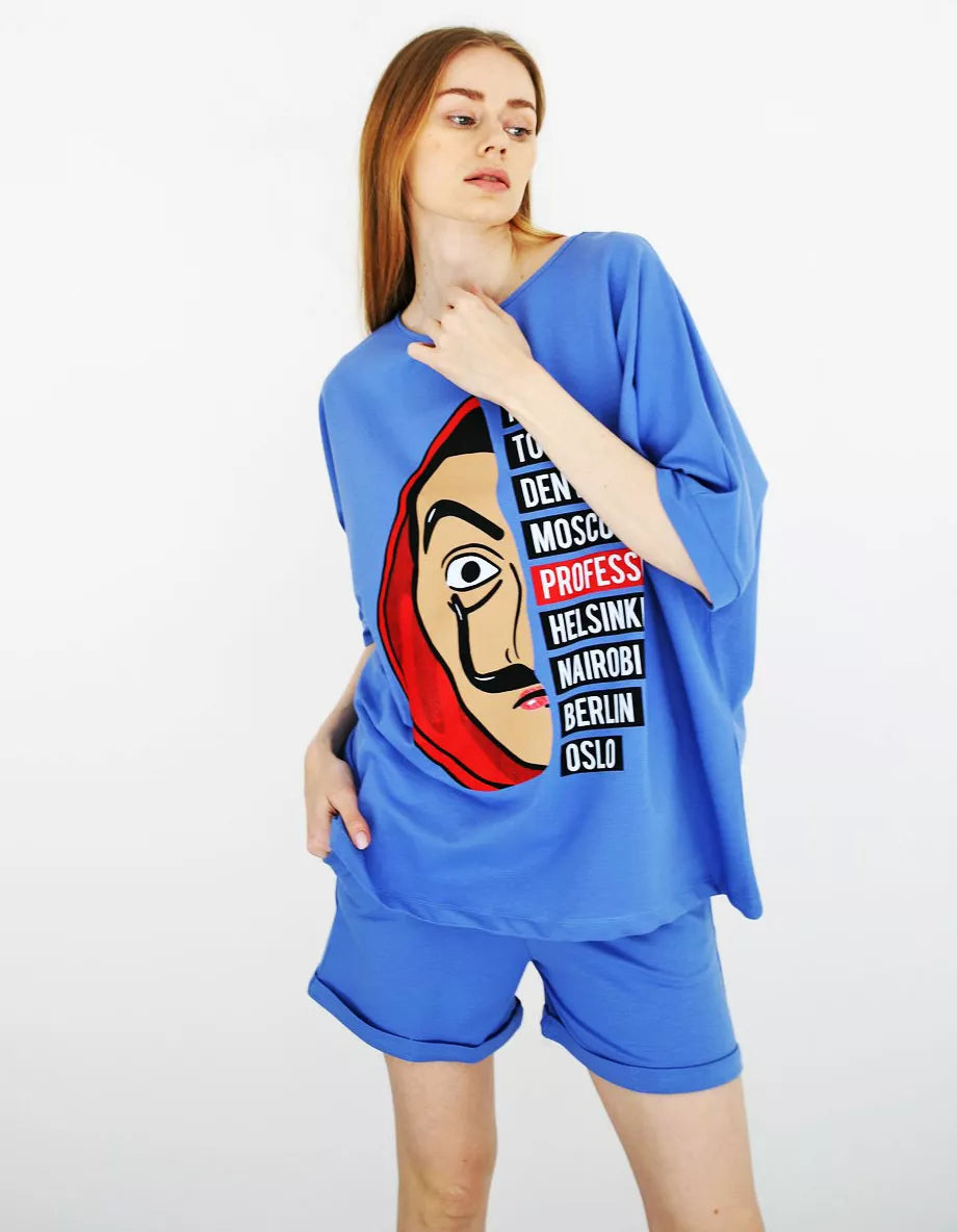 Zils sieviešu komplekts Vendetta